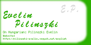 evelin pilinszki business card